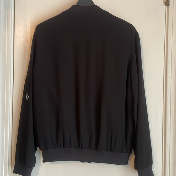 Zara Classic Black Bomber Jacket - Picture 2 of 6